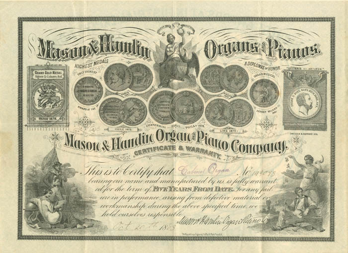 Mason and Hamlin Organ and Piano Co.